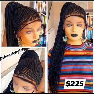 Braided ponytail wig